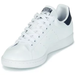Chaussures Adidas Originals - STAN SMITH ECO-RESPONSABLE Blanc / Marine -France CHAUSSURES DE SPORT Soldes Boutique 18898694 500 C