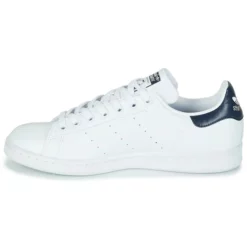 Chaussures Adidas Originals - STAN SMITH ECO-RESPONSABLE Blanc / Marine -France CHAUSSURES DE SPORT Soldes Boutique 18898694 500 D