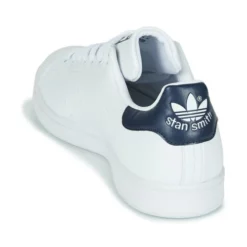 Chaussures Adidas Originals - STAN SMITH ECO-RESPONSABLE Blanc / Marine -France CHAUSSURES DE SPORT Soldes Boutique 18898694 500 E