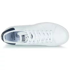 Chaussures Adidas Originals - STAN SMITH ECO-RESPONSABLE Blanc / Marine -France CHAUSSURES DE SPORT Soldes Boutique 18898694 500 F