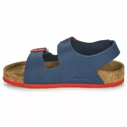 Chaussures Garçon Birkenstock - MILANO Bleu / Rouge -France CHAUSSURES DE SPORT Soldes Boutique 18980389 500 D