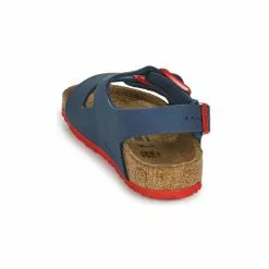 Chaussures Garçon Birkenstock - MILANO Bleu / Rouge -France CHAUSSURES DE SPORT Soldes Boutique 18980389 500 E
