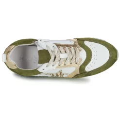 Chaussures Femme Philippe Morvan - ROOXY V2 Blanc / Kaki -France CHAUSSURES DE SPORT Soldes Boutique 19040969 500 F