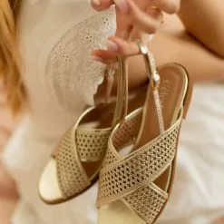 Chaussures Femme Céleste - ORANGER Doré -France CHAUSSURES DE SPORT Soldes Boutique 19268277 500 B