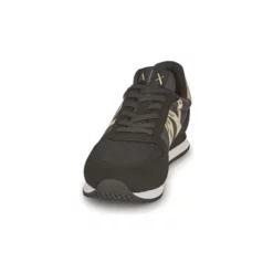 Chaussures Femme Armani Exchange - HALOISE Noir / Doré -France CHAUSSURES DE SPORT Soldes Boutique 19775821 500 C