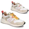 Chaussures Femme Tommy Hilfiger - METALLIC CASUAL RETRO RUNNER Blanc -France CHAUSSURES DE SPORT Soldes Boutique 19818372 500 A