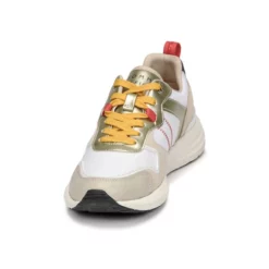 Chaussures Femme Tommy Hilfiger - METALLIC CASUAL RETRO RUNNER Blanc -France CHAUSSURES DE SPORT Soldes Boutique 19818372 500 C