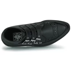 Chaussures TUK - POINTED CREEPER 3 BUCKLE BOOT Noir -France CHAUSSURES DE SPORT Soldes Boutique 19824300 500 F