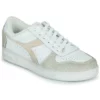 Chaussures Femme Diadora - MAGIC BASKET LOW ICONA WN Blanc / Rose -France CHAUSSURES DE SPORT Soldes Boutique 19830492 500 A
