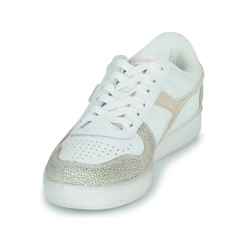 Chaussures Femme Diadora - MAGIC BASKET LOW ICONA WN Blanc / Rose 5 Chaussures Femme Diadora - MAGIC BASKET LOW ICONA WN Blanc / Rose – Image 3