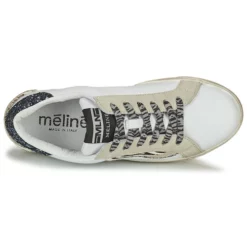 Chaussures Femme Meline - NK139 Blanc / Glitter Bleu 13 Chaussures Femme Meline - NK139 Blanc / Glitter Bleu -France CHAUSSURES DE SPORT Soldes Boutique 19842543 500 F