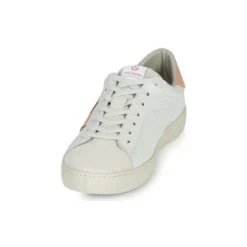 Chaussures Femme Victoria - BERLIN PIEL CONTRASTE Blanc / Rose -France CHAUSSURES DE SPORT Soldes Boutique 19901084 500 C
