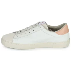 Chaussures Femme Victoria - BERLIN PIEL CONTRASTE Blanc / Rose -France CHAUSSURES DE SPORT Soldes Boutique 19901084 500 D