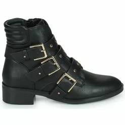 Chaussures Femme Only - BRIGHT 15 PU BIKER BOOT Noir -France CHAUSSURES DE SPORT Soldes Boutique 19930963 500 B