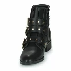 Chaussures Femme Only - BRIGHT 15 PU BIKER BOOT Noir -France CHAUSSURES DE SPORT Soldes Boutique 19930963 500 C