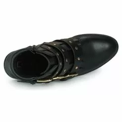 Chaussures Femme Only - BRIGHT 15 PU BIKER BOOT Noir -France CHAUSSURES DE SPORT Soldes Boutique 19930963 500 F