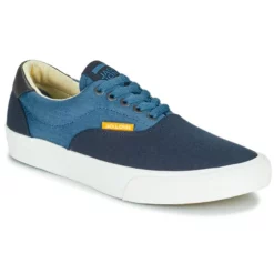 Chaussures Garçon Jack & Jones - JR MORK CANVAS BLOCK Bleu