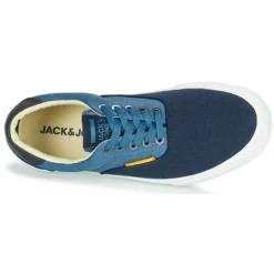Chaussures Garçon Jack & Jones - JR MORK CANVAS BLOCK Bleu -France CHAUSSURES DE SPORT Soldes Boutique 19936414 500 F