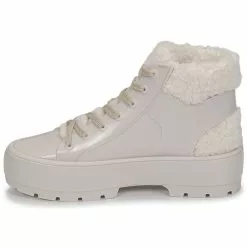 Chaussures Femme Melissa - MELISSA FLUFFY SNEAKER AD Beige/Blanc -France CHAUSSURES DE SPORT Soldes Boutique 19984254 500 D
