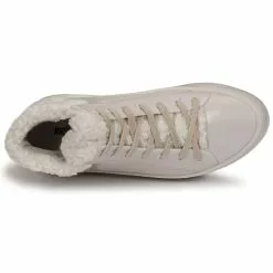 Chaussures Femme Melissa - MELISSA FLUFFY SNEAKER AD Beige/Blanc -France CHAUSSURES DE SPORT Soldes Boutique 19984254 500 F
