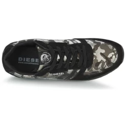 Chaussures Femme Diesel - CAMOUFLAGE NOIR -France CHAUSSURES DE SPORT Soldes Boutique 2000553 500 F