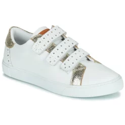 Chaussures Femme Les Tropéziennes Par M Belarbi - SUZETTE Blanc / Doré
