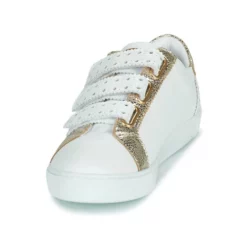 Chaussures Femme Les Tropéziennes Par M Belarbi - SUZETTE Blanc / Doré -France CHAUSSURES DE SPORT Soldes Boutique 20044160 500 C