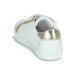 Chaussures Femme Les Tropéziennes Par M Belarbi - SUZETTE Blanc / Doré -France CHAUSSURES DE SPORT Soldes Boutique 20044160 500 E