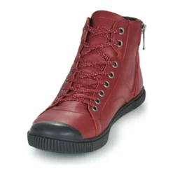 Chaussures Femme Pataugas - LATSA Sangria -France CHAUSSURES DE SPORT Soldes Boutique 20061506 500 C