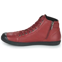 Chaussures Femme Pataugas - LATSA Sangria -France CHAUSSURES DE SPORT Soldes Boutique 20061506 500 D