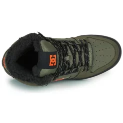 Chaussures Homme DC Shoes - PURE HIGH-TOP WC WNT Kaki / Noir -France CHAUSSURES DE SPORT Soldes Boutique 20158534 500 F