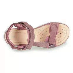 Chaussures Fille Geox - J SANDAL LUNARE GIRL Rose -France CHAUSSURES DE SPORT Soldes Boutique 20351981 500 F