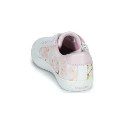 Chaussures Fille Geox - J GISLI GIRL B Rose / Blanc -France CHAUSSURES DE SPORT Soldes Boutique 21124651 500 E
