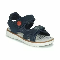 Chaussures Garçon Geox - J SANDAL MARATEA BOY Marine