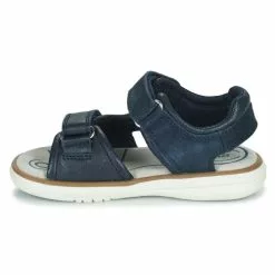 Chaussures Garçon Geox - J SANDAL MARATEA BOY Marine -France CHAUSSURES DE SPORT Soldes Boutique 21124694 500 D