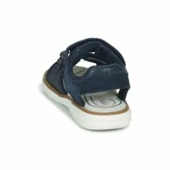Chaussures Garçon Geox - J SANDAL MARATEA BOY Marine -France CHAUSSURES DE SPORT Soldes Boutique 21124694 500 E