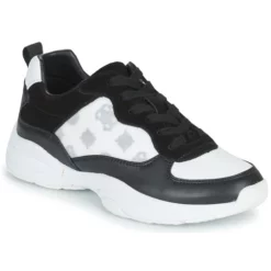 Chaussures Femme Guess - LUCKEE2 Noir / Blanc
