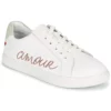 Chaussures Femme Bons Baisers De Paname - SIMONE AMOUR BLANC ROSE GOLD Blanc / Rose