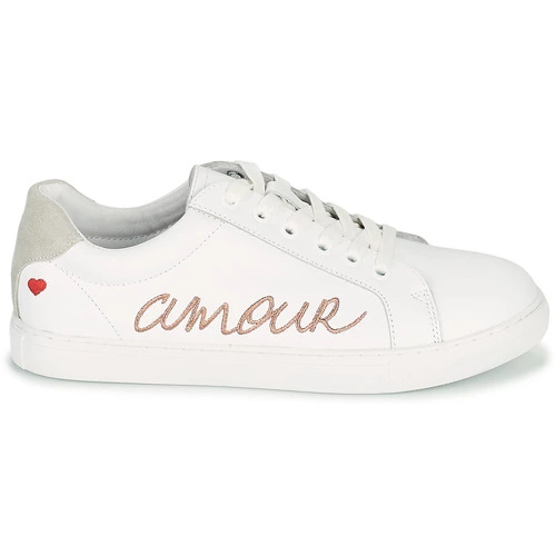 Chaussures Femme Bons Baisers De Paname - SIMONE AMOUR BLANC ROSE GOLD Blanc / Rose 4 Chaussures Femme Bons Baisers De Paname - SIMONE AMOUR BLANC ROSE GOLD Blanc / Rose – Image 2