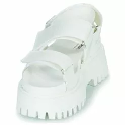 Chaussures Femme Bronx - GROOVY-SANDAL Blanc -France CHAUSSURES DE SPORT Soldes Boutique 21191041 500 C