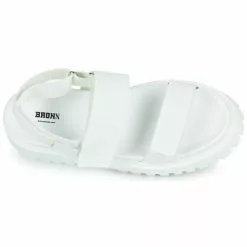 Chaussures Femme Bronx - GROOVY-SANDAL Blanc -France CHAUSSURES DE SPORT Soldes Boutique 21191041 500 F