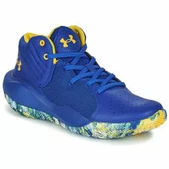 Chaussures Enfant Under Armour - UA GS JET 21 Bleu / Jaune