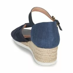 Chaussures Femme Geox - D ISCHIA CORDA B Marine -France CHAUSSURES DE SPORT Soldes Boutique 21201180 500 E