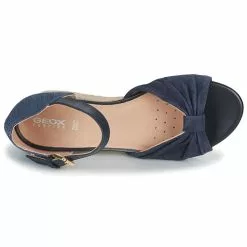 Chaussures Femme Geox - D ISCHIA CORDA B Marine -France CHAUSSURES DE SPORT Soldes Boutique 21201180 500 F