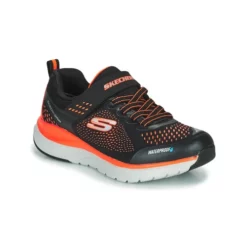 Chaussures Garçon Skechers - ULTRA GROOVE Noir / Orange