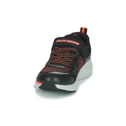 Chaussures Garçon Skechers - ULTRA GROOVE Noir / Orange -France CHAUSSURES DE SPORT Soldes Boutique 21201474 500 C