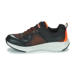 Chaussures Garçon Skechers - ULTRA GROOVE Noir / Orange -France CHAUSSURES DE SPORT Soldes Boutique 21201474 500 D