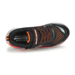 Chaussures Garçon Skechers - ULTRA GROOVE Noir / Orange -France CHAUSSURES DE SPORT Soldes Boutique 21201474 500 F