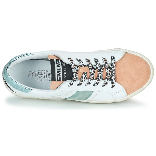 Chaussures Femme Meline - NKC166 Blanc / Rose / Bleu 8 Chaussures Femme Meline - NKC166 Blanc / Rose / Bleu – Image 6