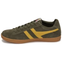 Chaussures Homme Gola - EQUIPE SUEDE Kaki / Jaune -France CHAUSSURES DE SPORT Soldes Boutique 21317650 500 D